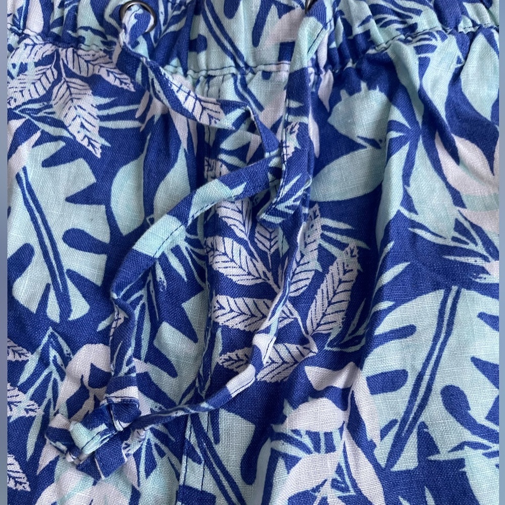 💙🤍NWT Sigrid Olsen washable linen shorts size L… - image 6